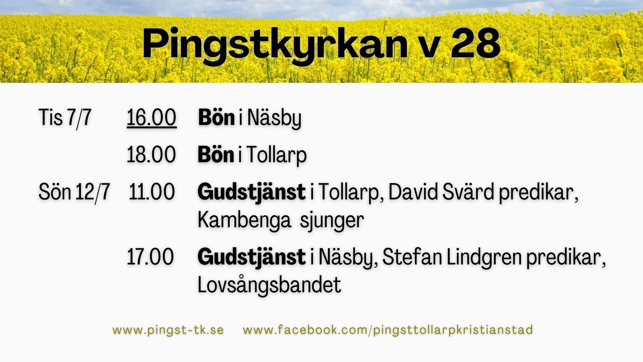 Pingstkyrkan Tollarp / Kristianstad