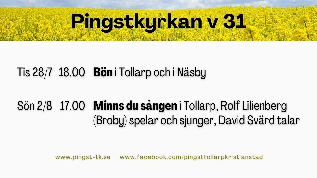 Pingstkyrkan Tollarp / Kristianstad
