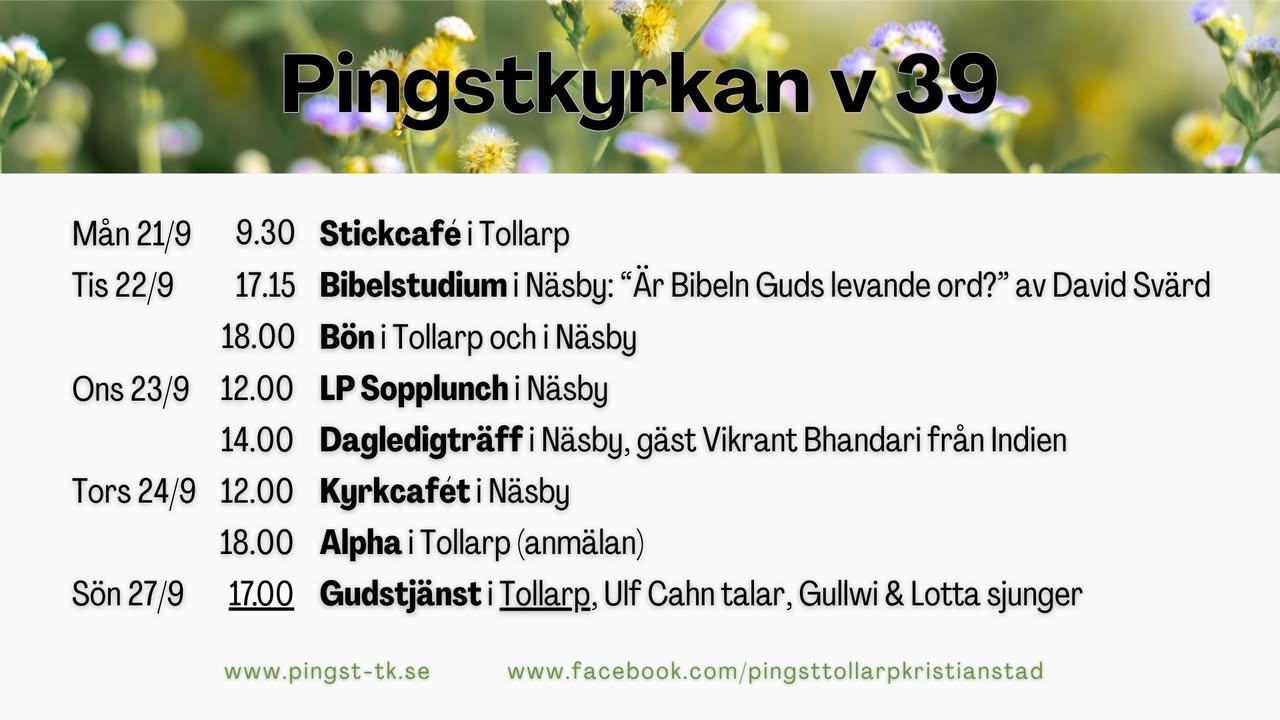 Pingstkyrkan Tollarp / Kristianstad