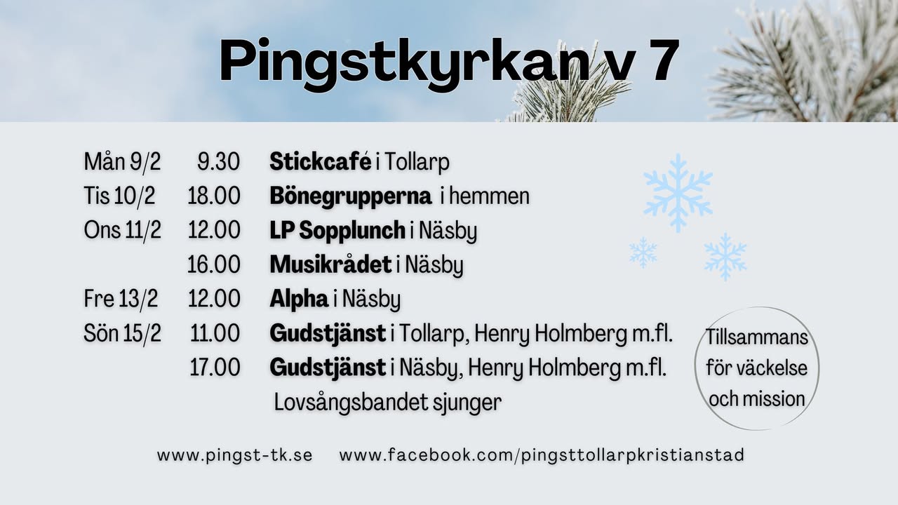 Pingstkyrkan Tollarp / Kristianstad