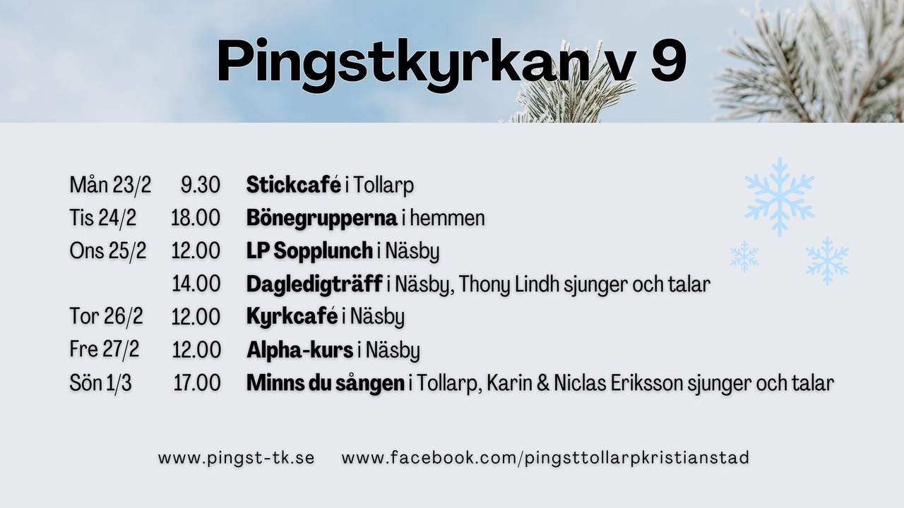 Pingstkyrkan Tollarp / Kristianstad