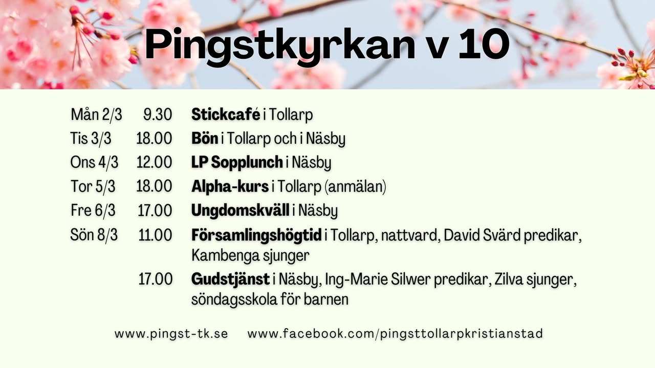 Pingstkyrkan Tollarp / Kristianstad