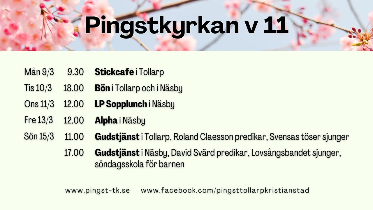 Pingstkyrkan Tollarp / Kristianstad