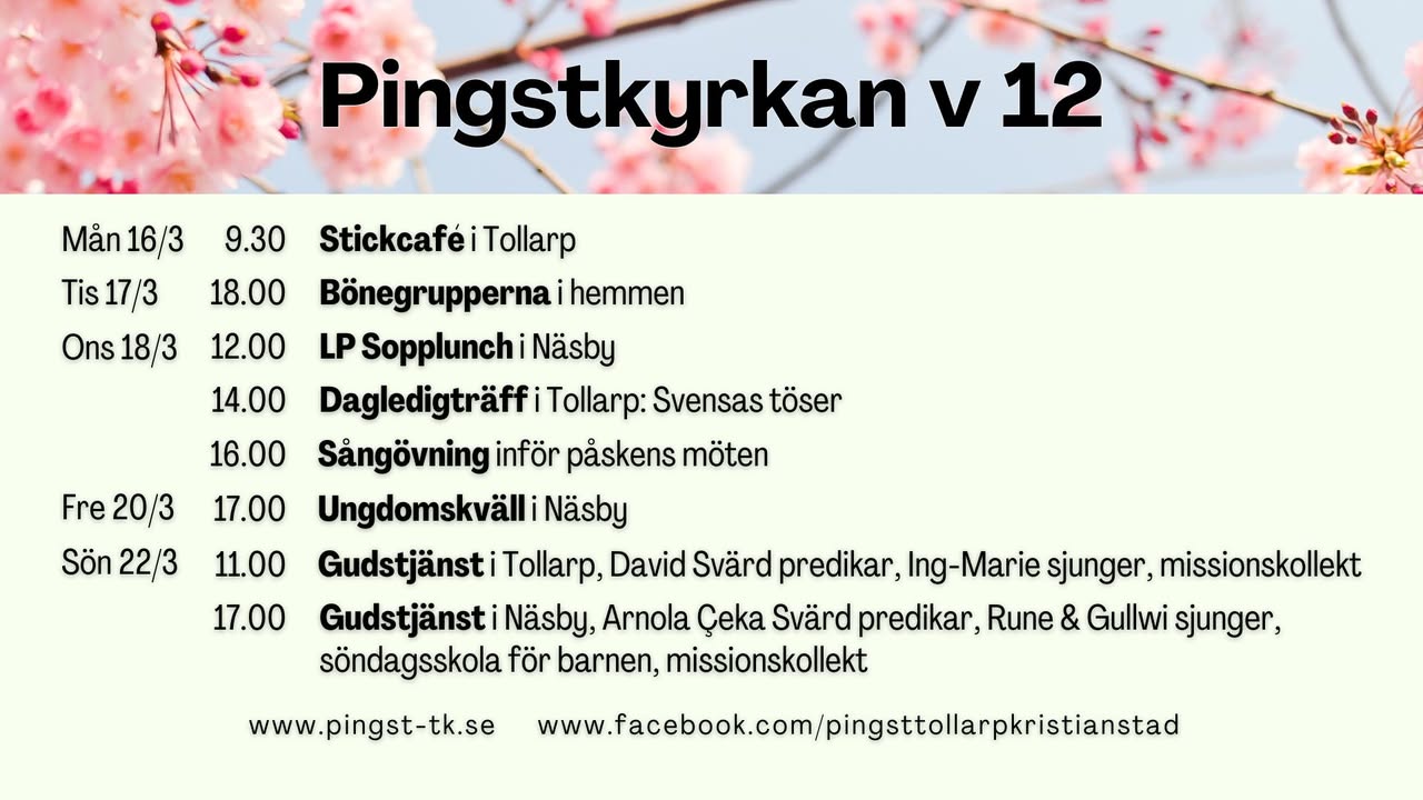 Pingstkyrkan Tollarp / Kristianstad