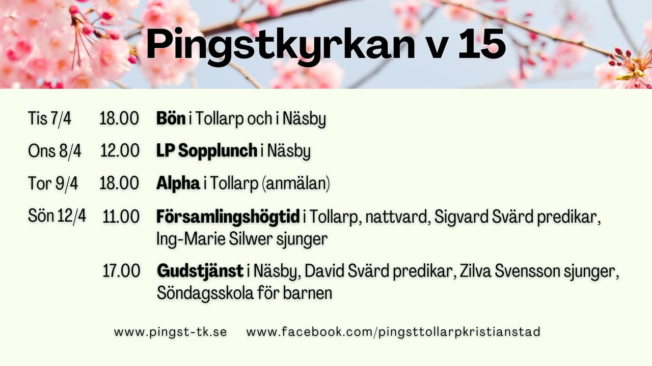 Pingstkyrkan Tollarp / Kristianstad