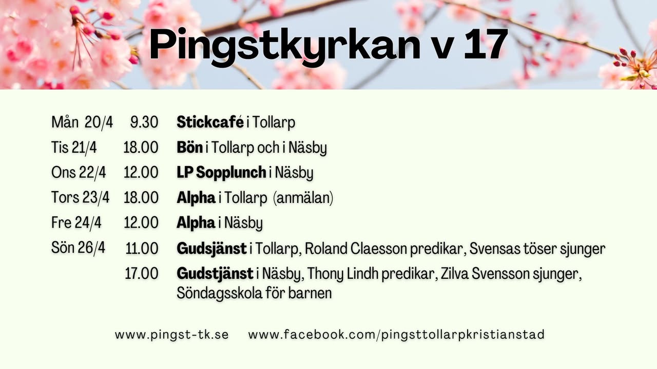 Pingstkyrkan Tollarp / Kristianstad